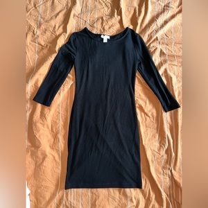 Forever 21 3/4 sleeve bodycon dress